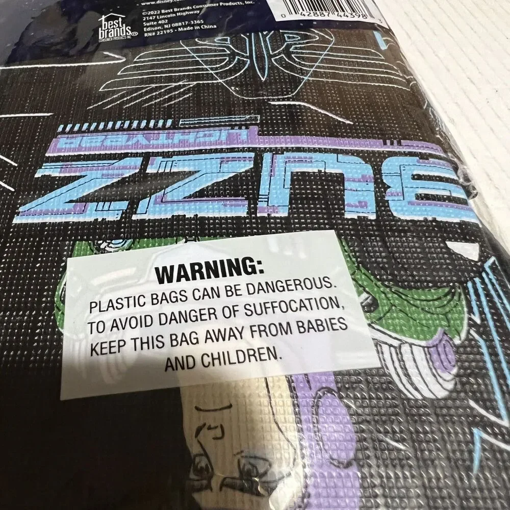 Disney Buzz Lightyear Tablecloth Black 52in X 70in Pixar Party Supply New